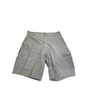 Cabelas Mens Olive Cargo Shorts Size 34 x20 SKU 8292